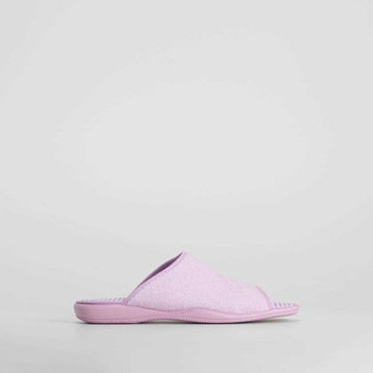Zapatilla de casa abierta morado OLYNE