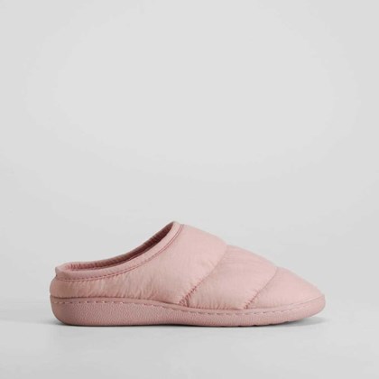Zapatilla de casa color rosa suave OLYNE