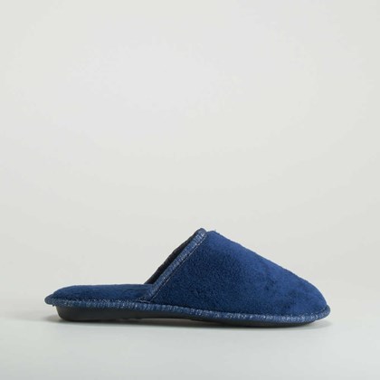 Zapatilla casa toalla azul OLYNE
