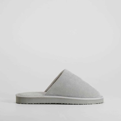 Zapatilla de casa gris cómoda OLYNE