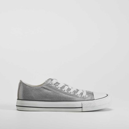 Zapatilla lona plata NYC