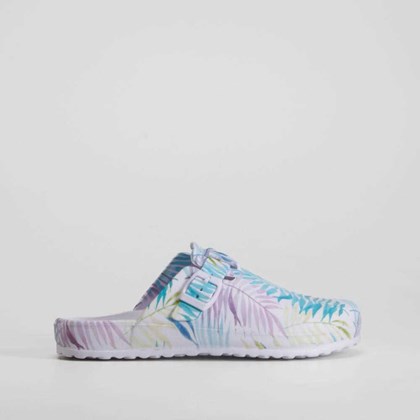 Zueco enfermera estampado azul COMFEET SANICARE