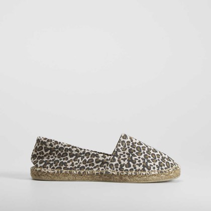Alpargata animal print COCONUT