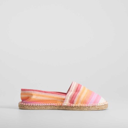 Alpargata a rayas multicolor COCONUT
