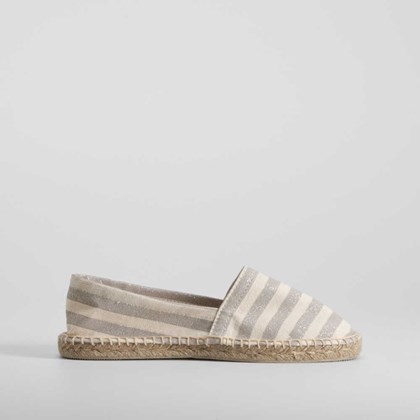 Alpargata a rayas beige COCONUT
