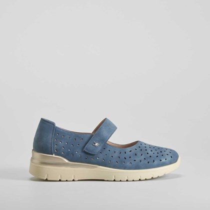 Merceditas confort perfos azul COMFEET