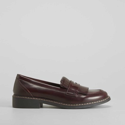 Mocasín flecos marrón PICCOLA PIU