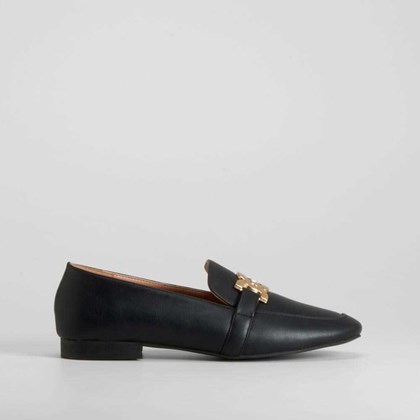 Mocasín negro elegante PICCOLA PIU