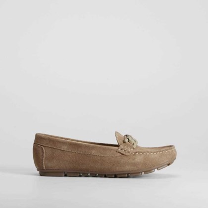 Mocasín beige piel FOSCO
