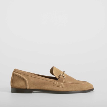 Mocasín estribo piel marrón FOSCO