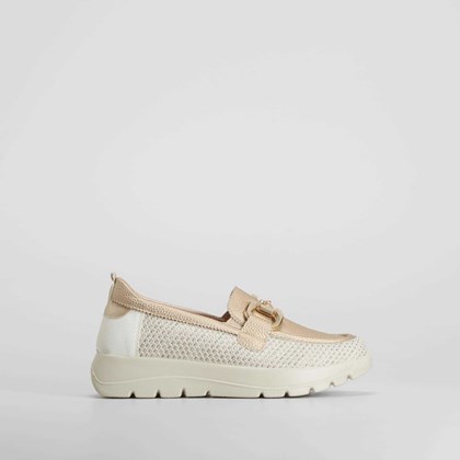 Mocasín confort plata MYSOFT