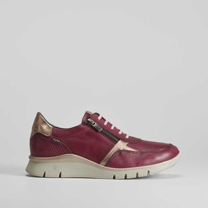 Zapato deportivo cremallera piel FLUCHOS
