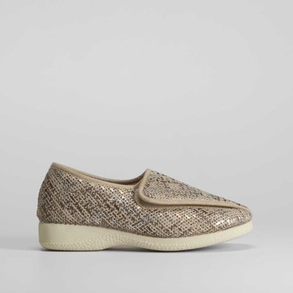 Zapatilla easy fit con velcro COMFEET