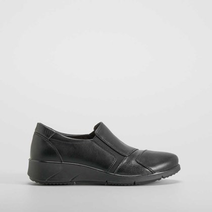 Zapato slip-on  negro COMFEET