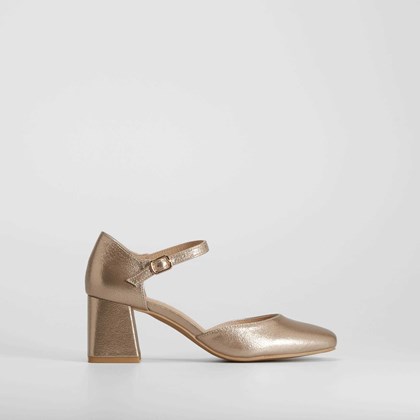 Zapato tacón pulsera oro PICCOLA PIU