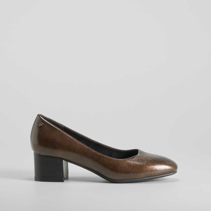 Zapato de tacón marrón COMFEET