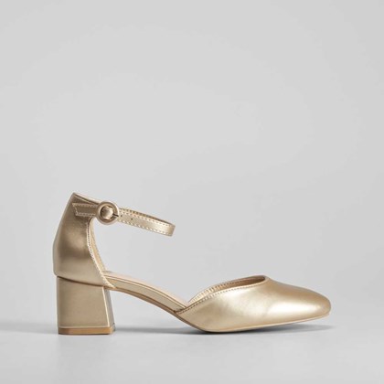 Zapato de tacón oro COMFEET