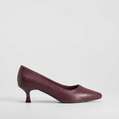 Zapato tacón chupete burdeos PICCOLA PIU