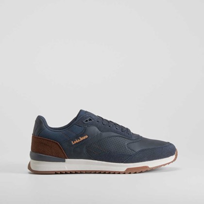 Deportiva retro casual azul marino LOIS