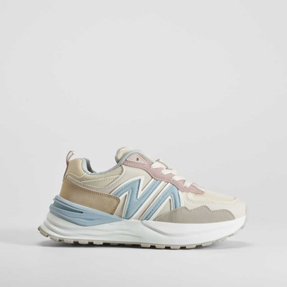 Deportiva casual rosa y azul NYC