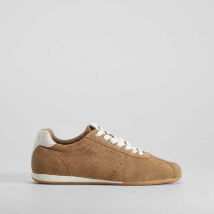 Deportiva casual piel beige FOSCO