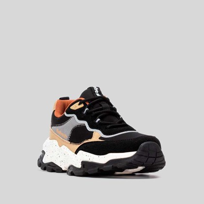 Deportiva casual chunky negra REFRESH