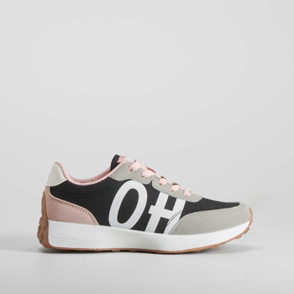 Deportiva retrojogging negra OH GIRL