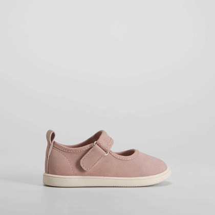 Merceditas lona bebé rosa COMFEET BABY