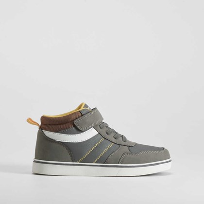 Deportiva alta juvenil gris SEVEN FIVE