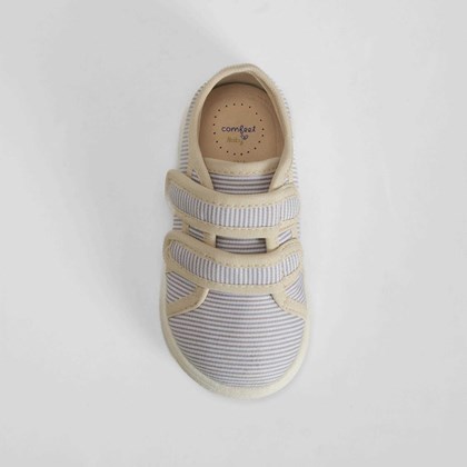Zapatilla lona rayas bebé multicolor COMFEET BABY
