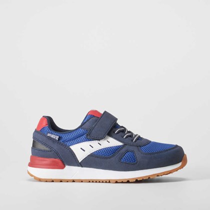 Deportiva retrorunning velcro azul SEVEN FIVE