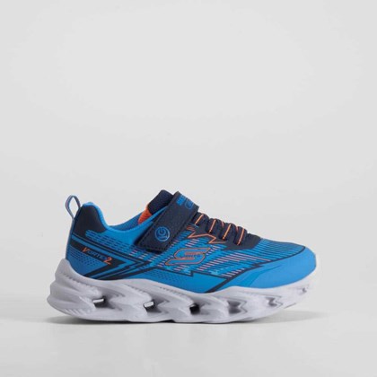 Zapatilla con luces Vortex 2.0 azul SKECHERS