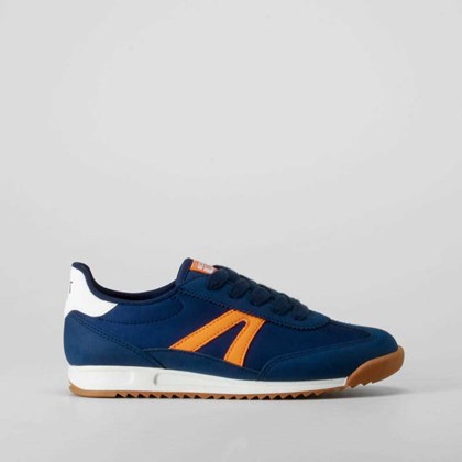 Zapatilla retrorunning cordones azul SEVEN FIVE