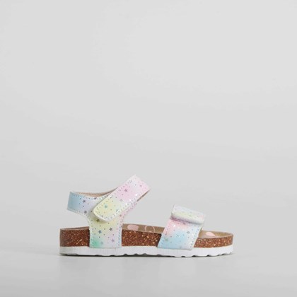 Sandalia bio bebé tie dye multicolor BACHE