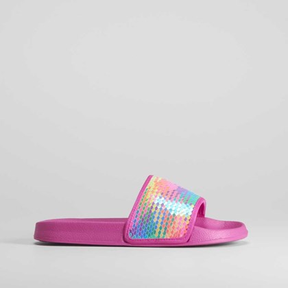 Pala piscina lentejuelas rosa COCONUT DRIVE