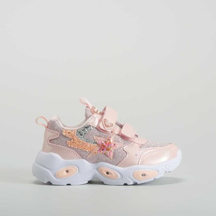 Deportiva estrella con luz rosa BEPPI