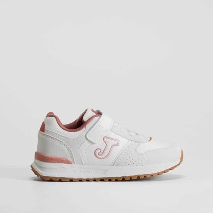 Deportiva Tornado blanca y rosa JOMA