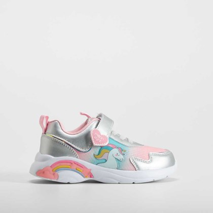 Deportiva poni luz gris BEPPI