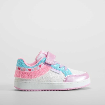 Deportiva flecos blanco y multicolor LELLI KELLY