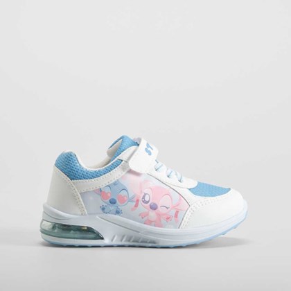 Deportiva luces blanca STITCH