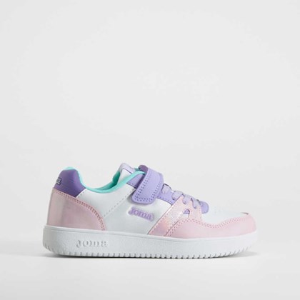 Deportiva Platea blanca y rosa JOMA