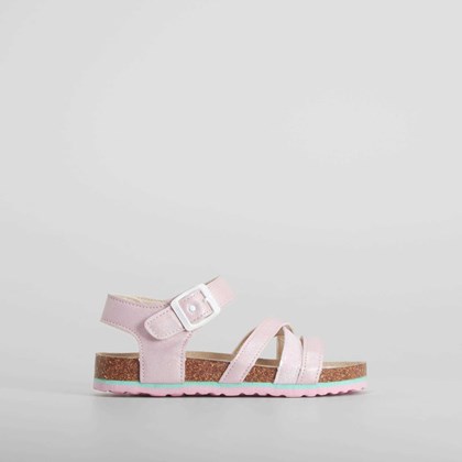 Sandalia bio tiras rosa OH GIRL!