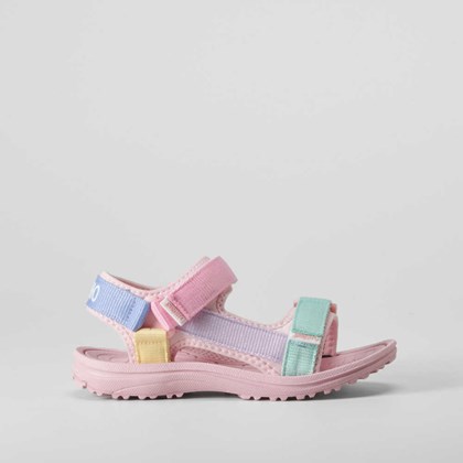 Sandalia deportiva rosa multicolor OH GIRL