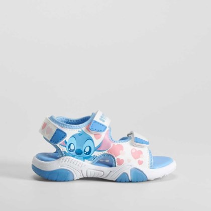 Sandalia deportiva con luces azul STITCH
