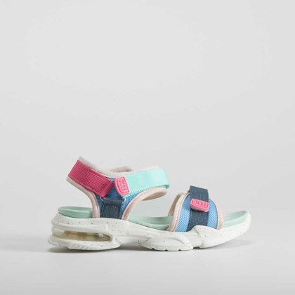 Sandalia deportiva jean multicolor XTI