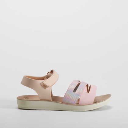Sandalia confort tiras infantil rosa COMFEET