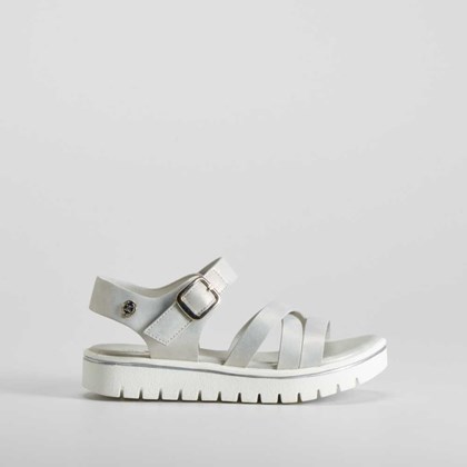 Sandalia deportiva plata XTI