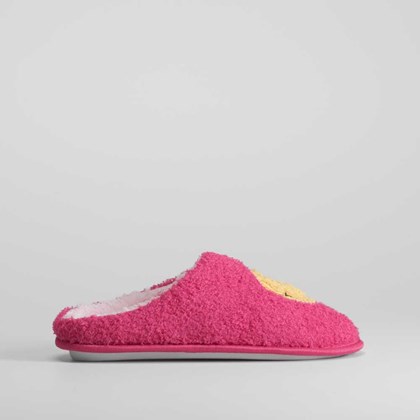 Zapatilla rizo smiling fucsia OLYNE