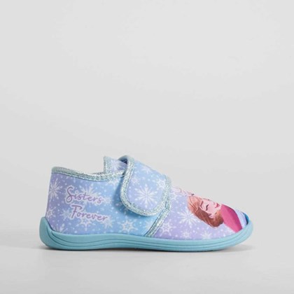Zapatilla casa velcro azul FROZEN