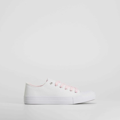 Zapatilla lona casual rosa y blanca OH GIRL!